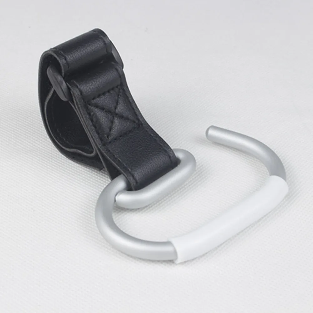 

Creative PU Baby Stroller Hooks Cart Organizer Stroller Accessories Hanging Hook Cartoon Solid Color Stroller Accessories Baby