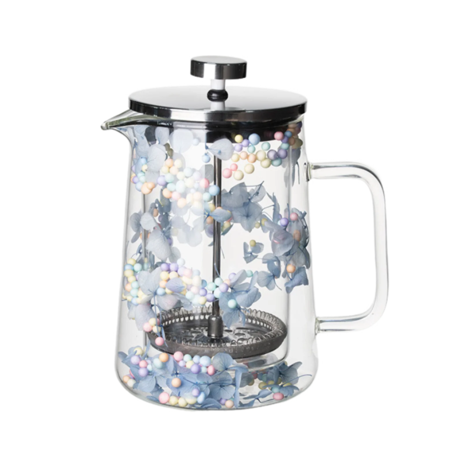Kurutulmuş Çiçek Çift Camlı Pr - French Press Glass incelemesi ve fiyatı