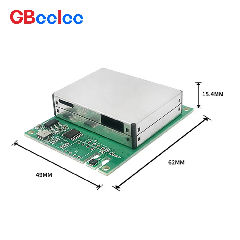 Modulo integrato sensore di qualità dell'aria 2 pezzi PM2.5 CO2 TVOC CH2O sensore di temperatura e umidità per monitor ambientale interno