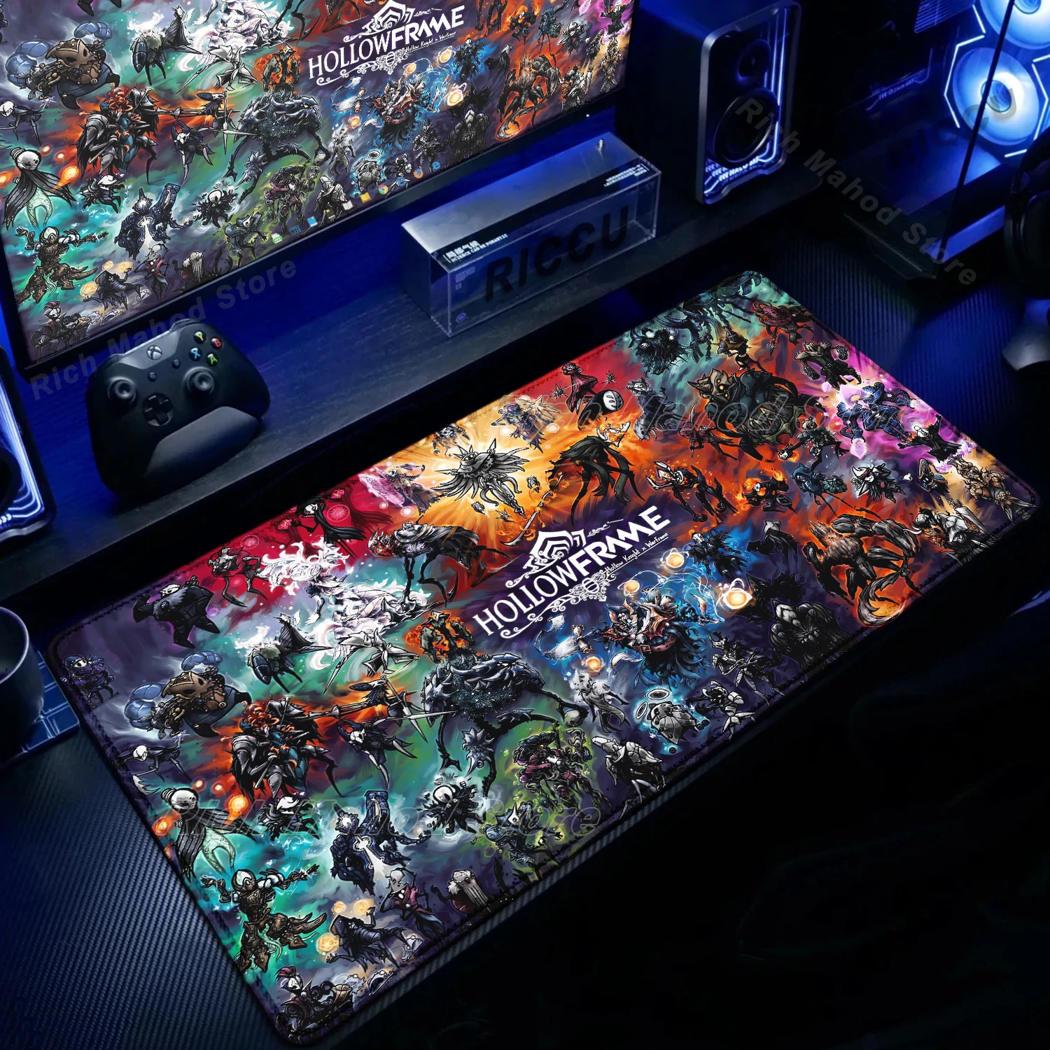 

Rubber Large PC Mousepad Gamer Mouse Pad Gaming Accessories Hollow Knight XXL Desk Mat Keyboard Computer Laptop Mausepad 900x400