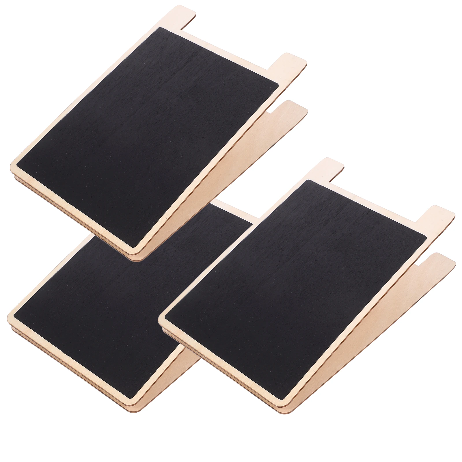 

3 Pcs Double-sided Wooden Blackboard Blackboards Outdoor Chalkboard Writing Desk
