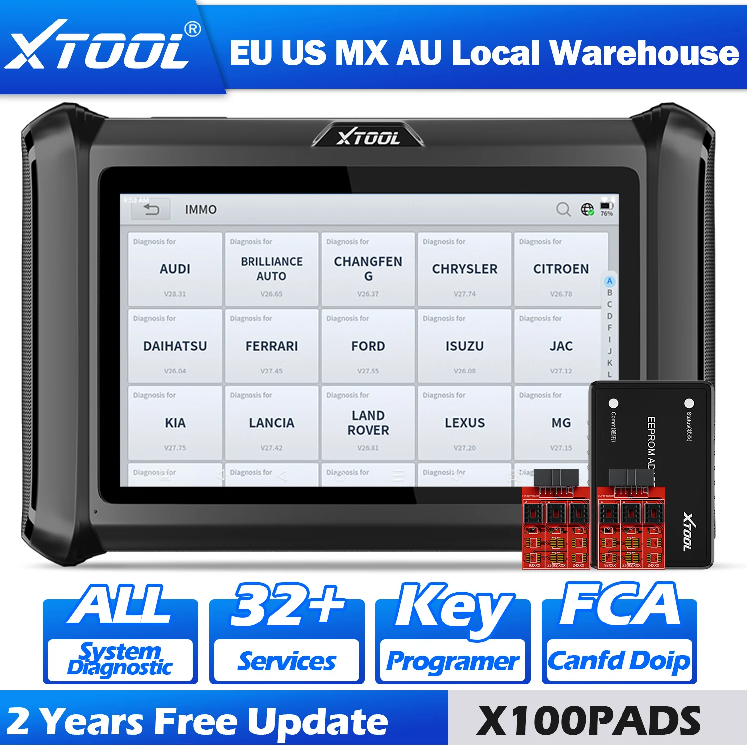 Xtool X100 Pads V2.… - image