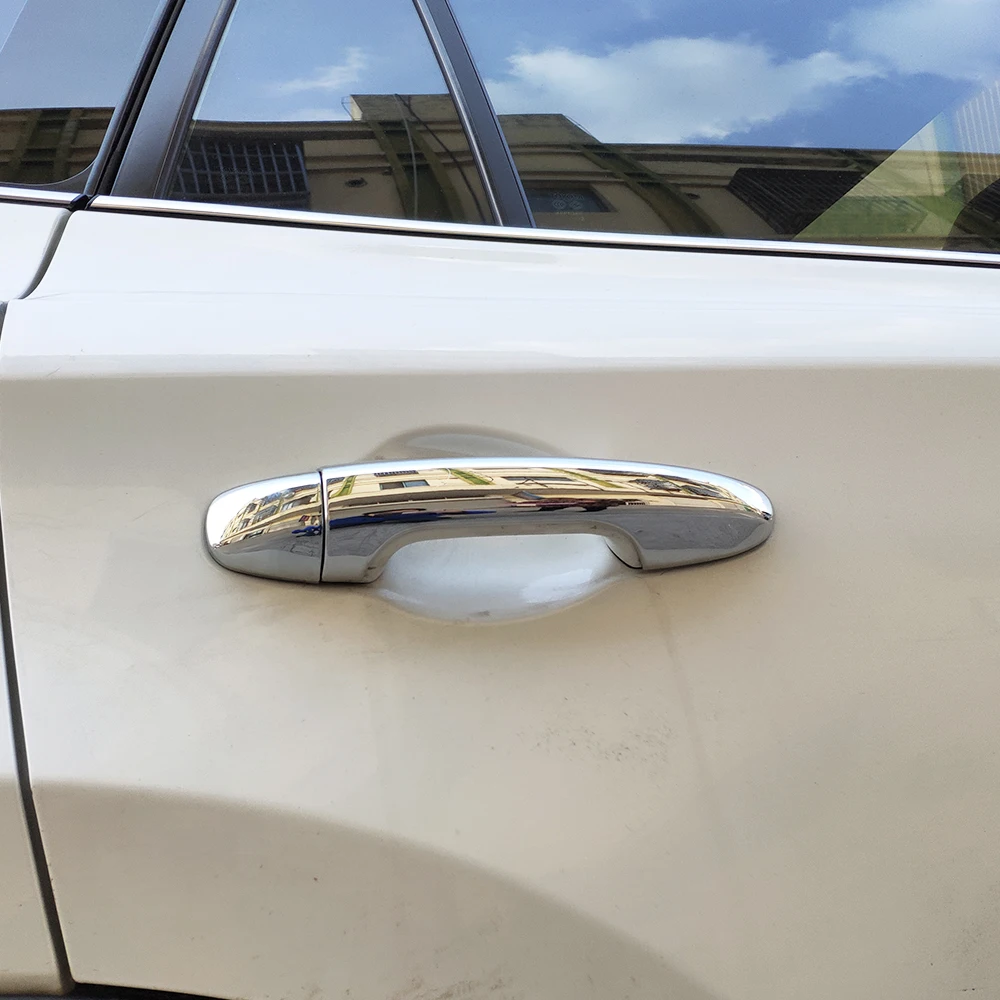 Car Door Handle Cover for Toyota RAV4 RAV 4 2013 2014 2015 2016 2017 2018 Door Handle Trim Sticker Styling Accessories