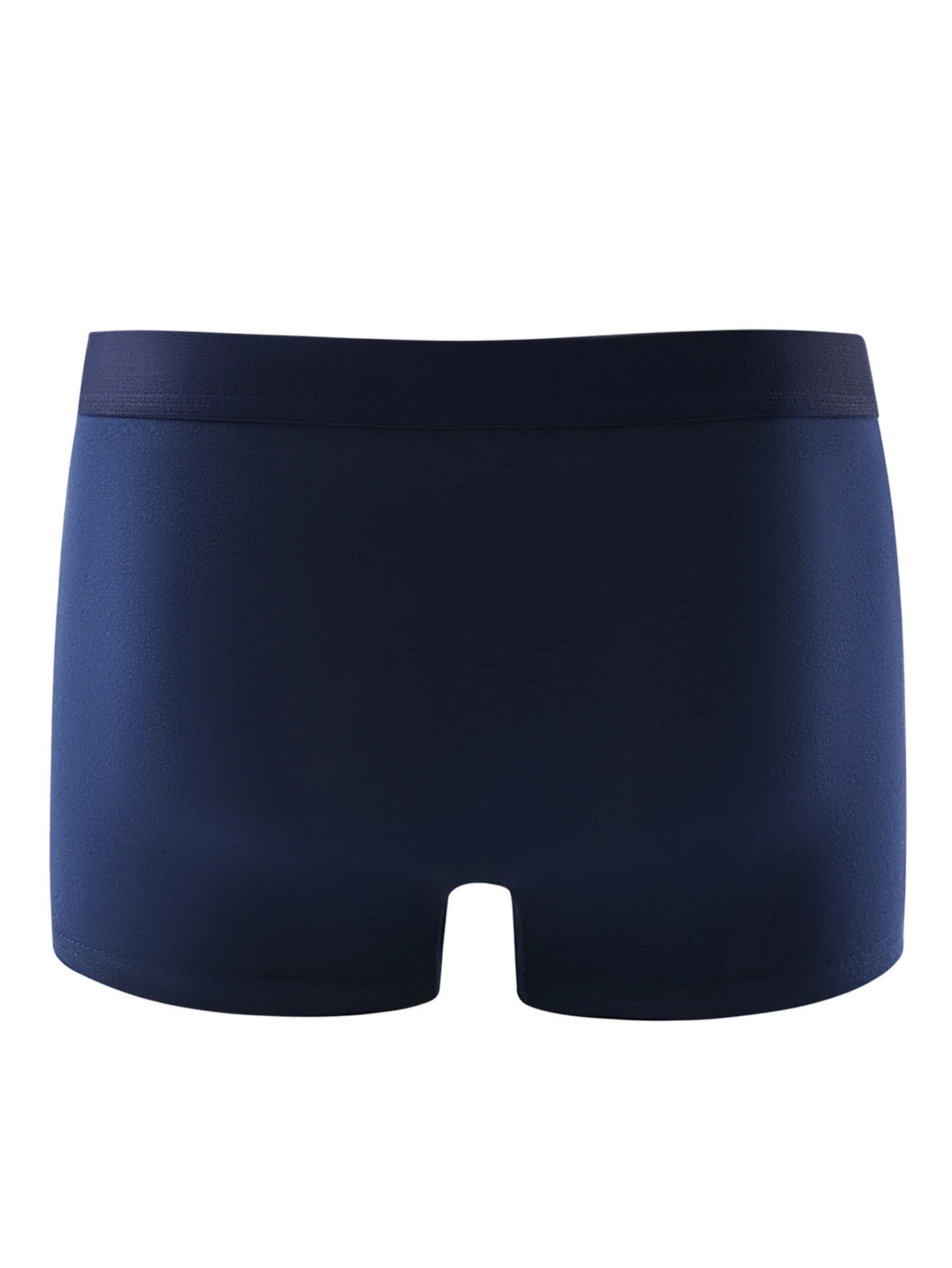 4 pcs Men's underwear, solid color boxer shorts, comfortable and breathable fashion trends, boxer underwear