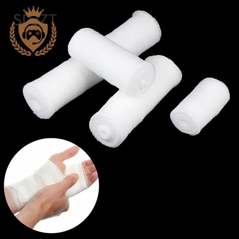 4.5m Length Gauze Roll Bandage Skin Friendly Breathable First Aid Gauze Wound Dressing Medical Nursing Emergency Care Bandage