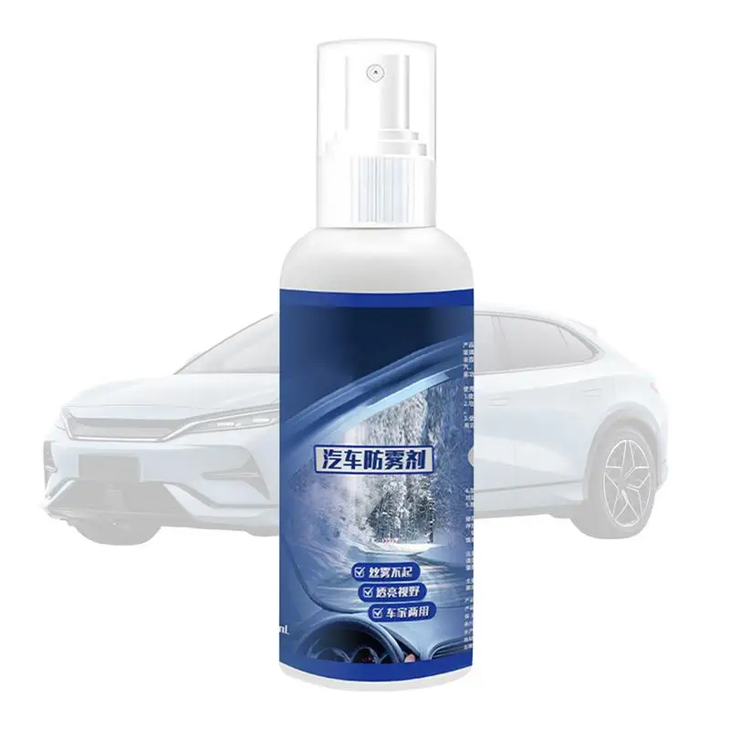 

For SUV Anti Fog Instant Defogging Spray 100ml Glasses Defogging Coating Spray For Automotive Waterproof Defogger Spray For