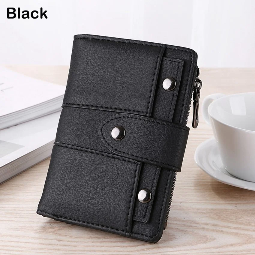 Fashion Women's Purse PU Leather Wallet Three Folded Clutch Wallet Billfold Money Clip Short  Wallet Coins Purse Card Holder