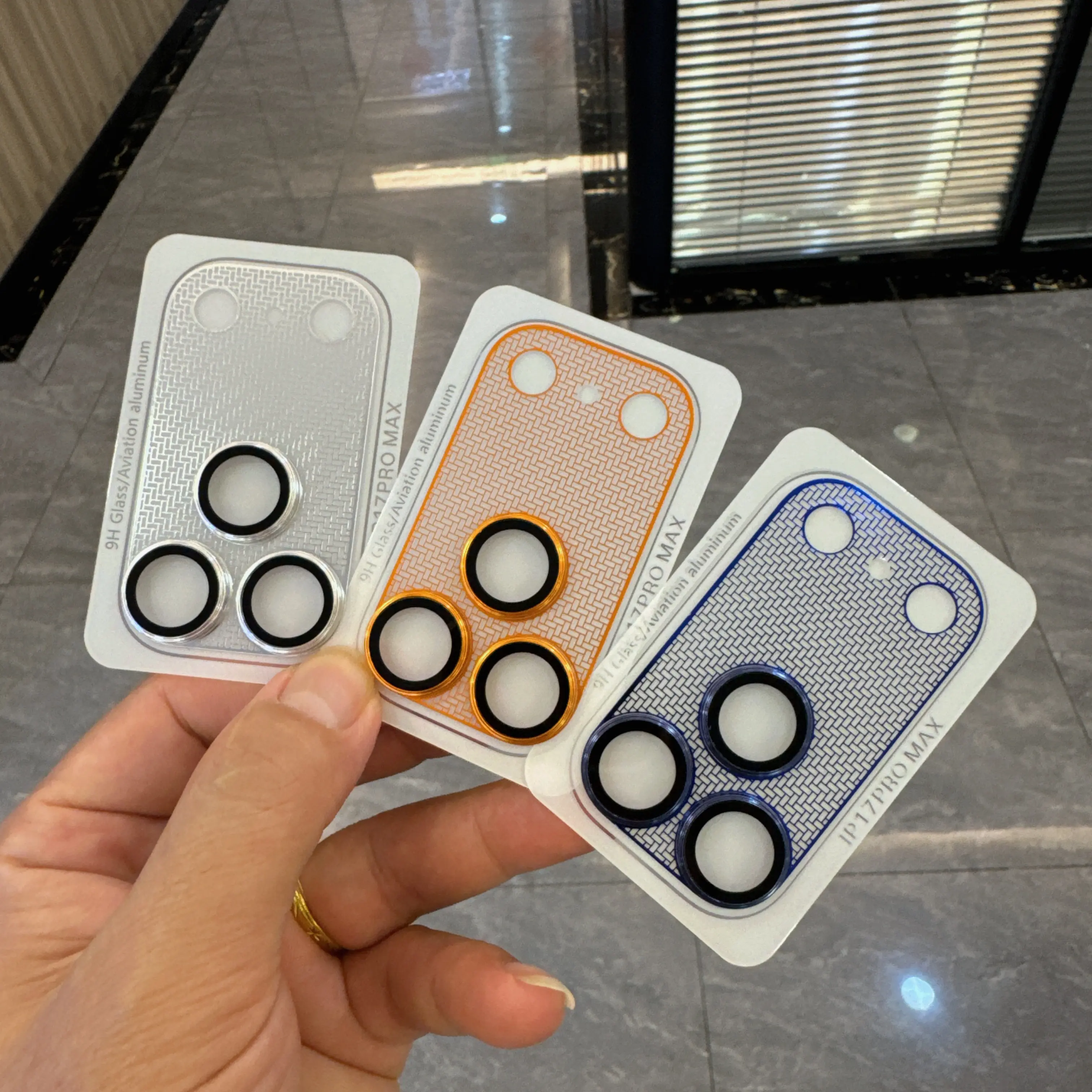 Original Color hollow out Rugged  Camera Lens Protect Cover For IPhone18 Pro Max Back Anti-scratch Protect Cap  For 17 Pro Max