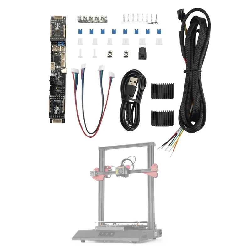 Enhances 3D Printing For PITB V2 Mainboard with 2x Big 5160HV Driver Module 48V CAN Bus Board