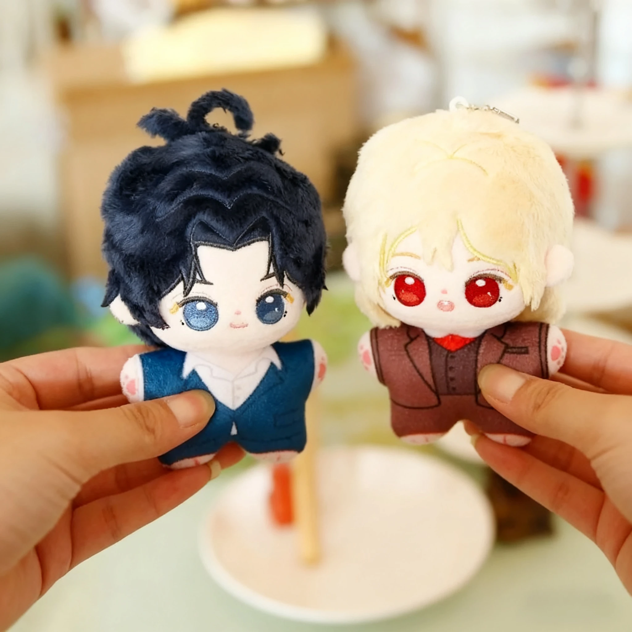 

10CM Anime Stuffed Plushie Anime Moriarty The Patriot William James Moriarty Professor Figures Gift Toys Print Body Dolls Gift