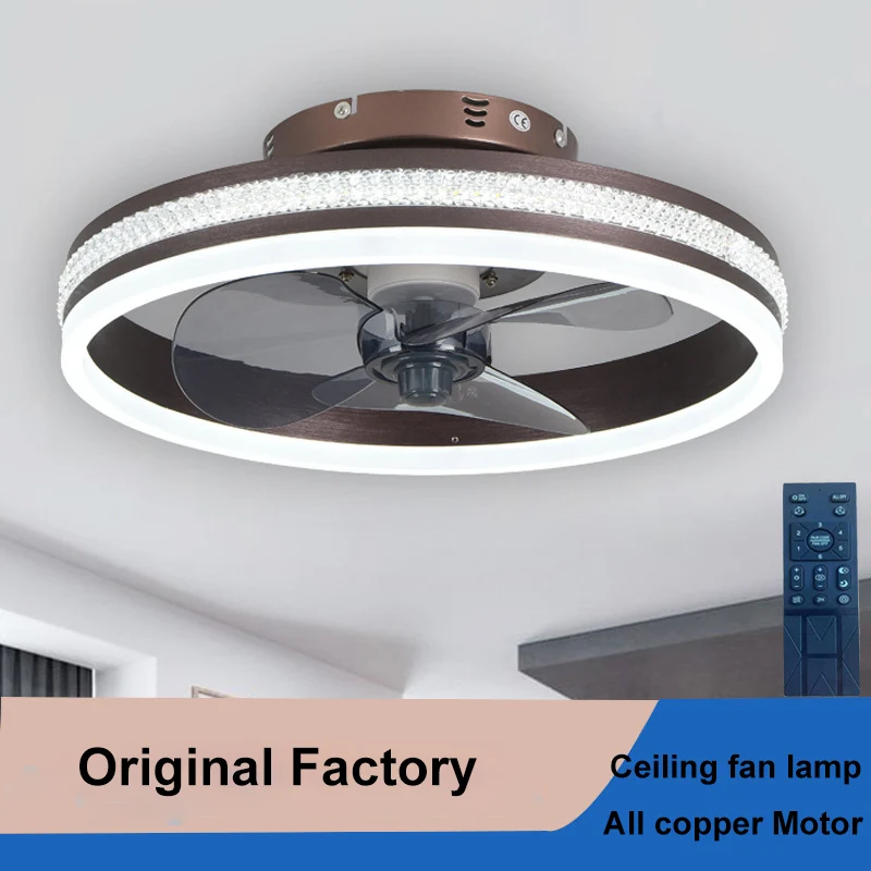 

Nordic Led Ceiling Lamp With Fan 6 Speeds Bedroom DC Ceiling Fan With Remote Control Ceiling Fans With Light Fixtures