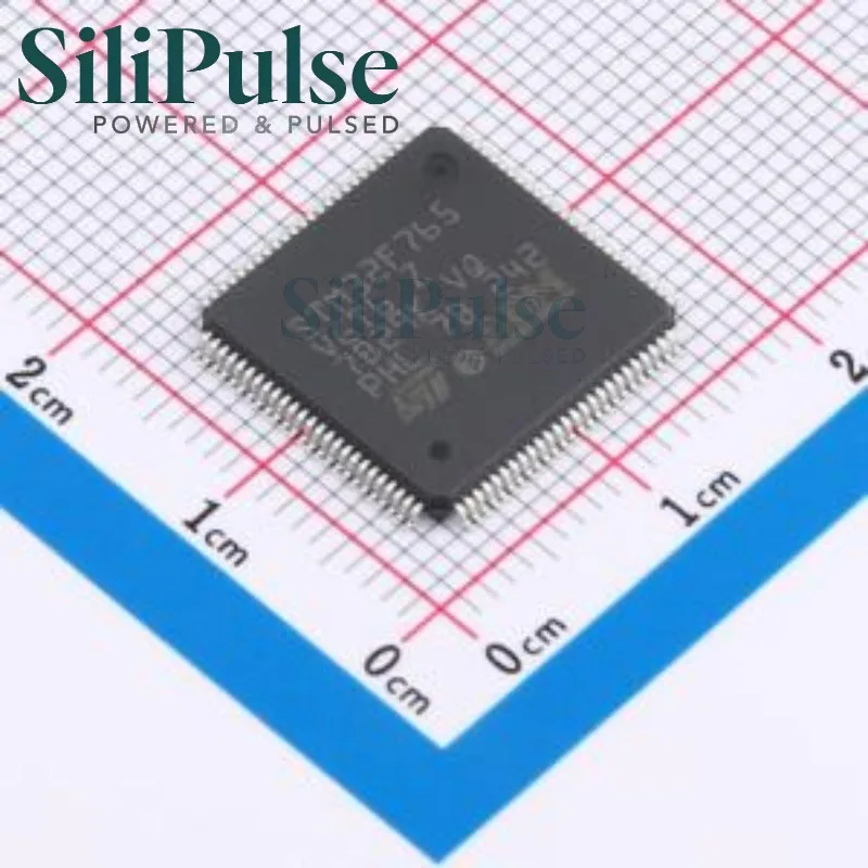 (1pcs) STM32F765VGT6 LQFP-100(14x14) 100% Original In Stock (MCU/MPU/SOC) 1.7V~3.6V 82 512KB 1MB