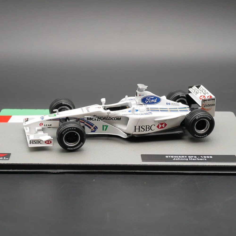 Ixo 1:43  Stewart SF3 1999 Johnny Herbert Diecast Car Model Metal Toy Vehicle