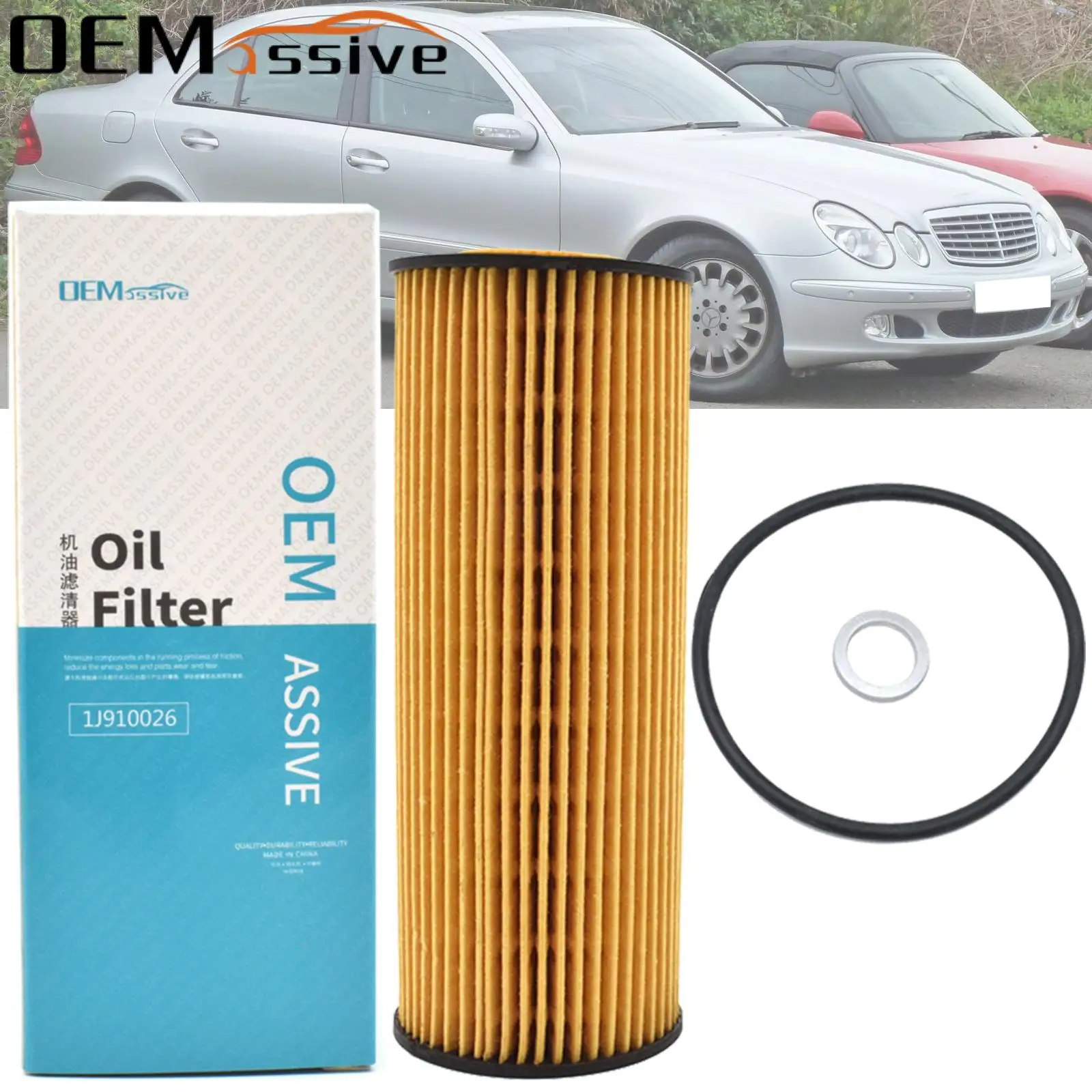 Oil Filter For Benz E Class W210 W124 A124 C124 S124 S210 E200 E220 E230 E280 E320 1998 1999 2000 2001 2002 1998cc 2799cc 3606cc