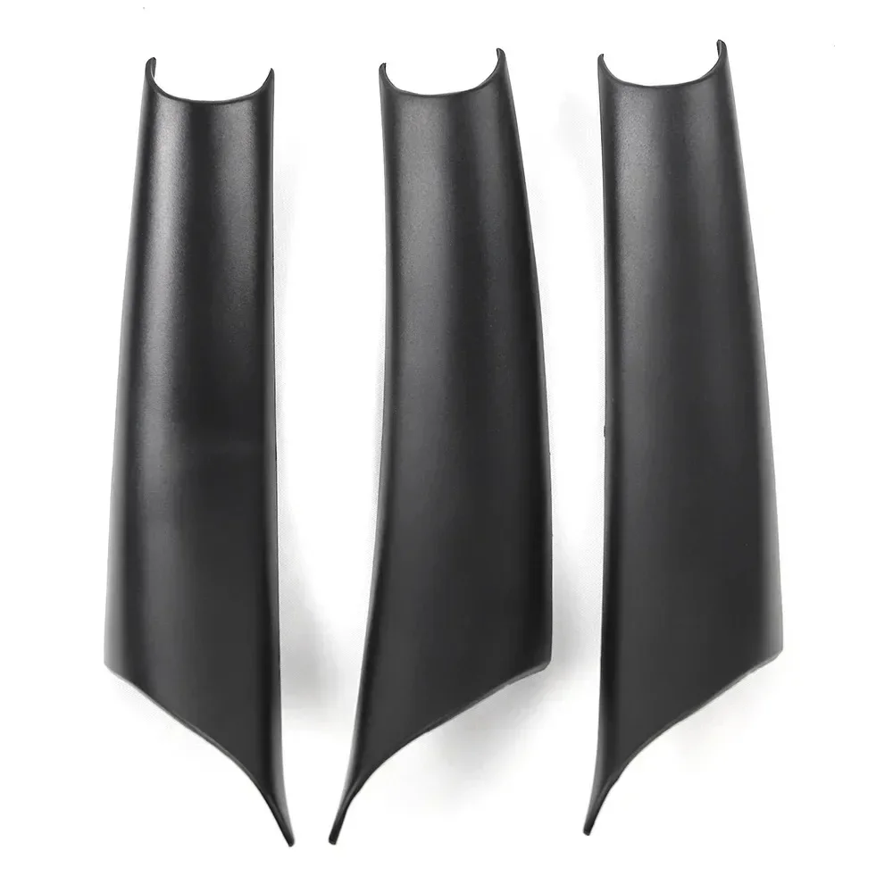 Zwart Koolstofvezel Patroon LHD RHD 3 stks/set auto Binnendeur Pull Handle Cover Voor BMW X5 E70 X6 E71 E72 2007-2014