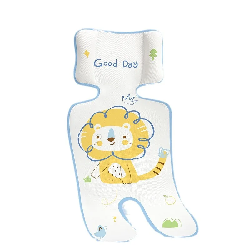 Asiento de refrigeración Universal para cochecito, almohadilla de seda de hielo, silla de comedor para bebé, almohadilla de refrigeración transpirable, Verano