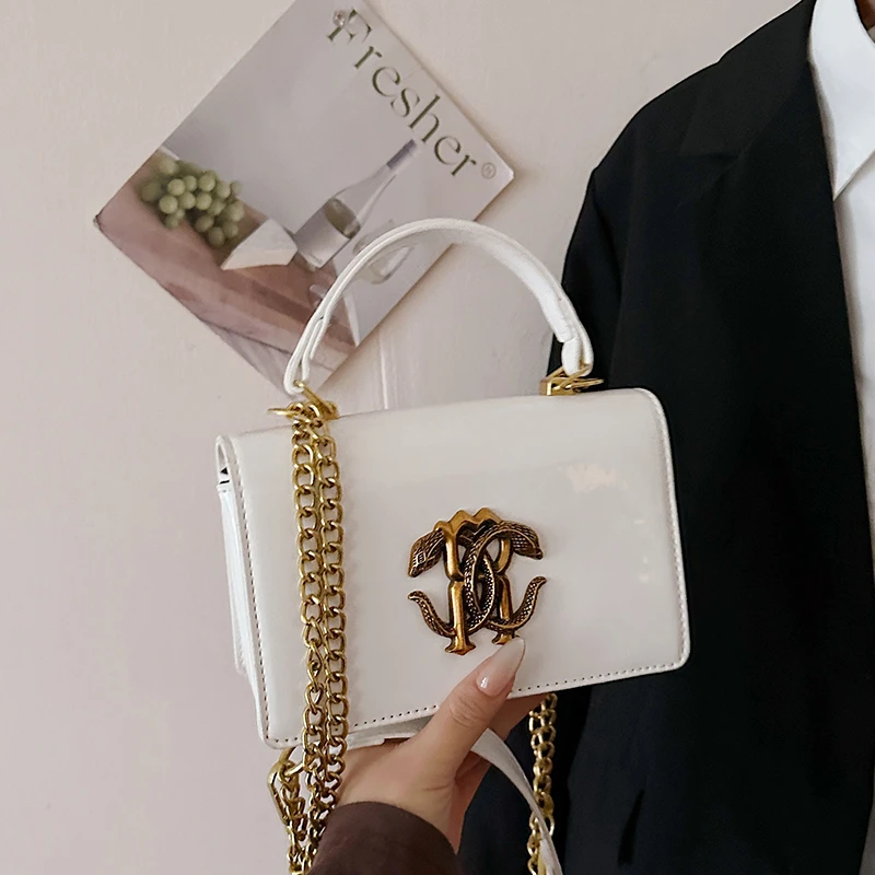 حقيبة ماسنجر عصرية للنساء مصنوعة من الجلد المتين، خيار كروس من العلامة التجارية الفاخرة مع مقصورات متعددة