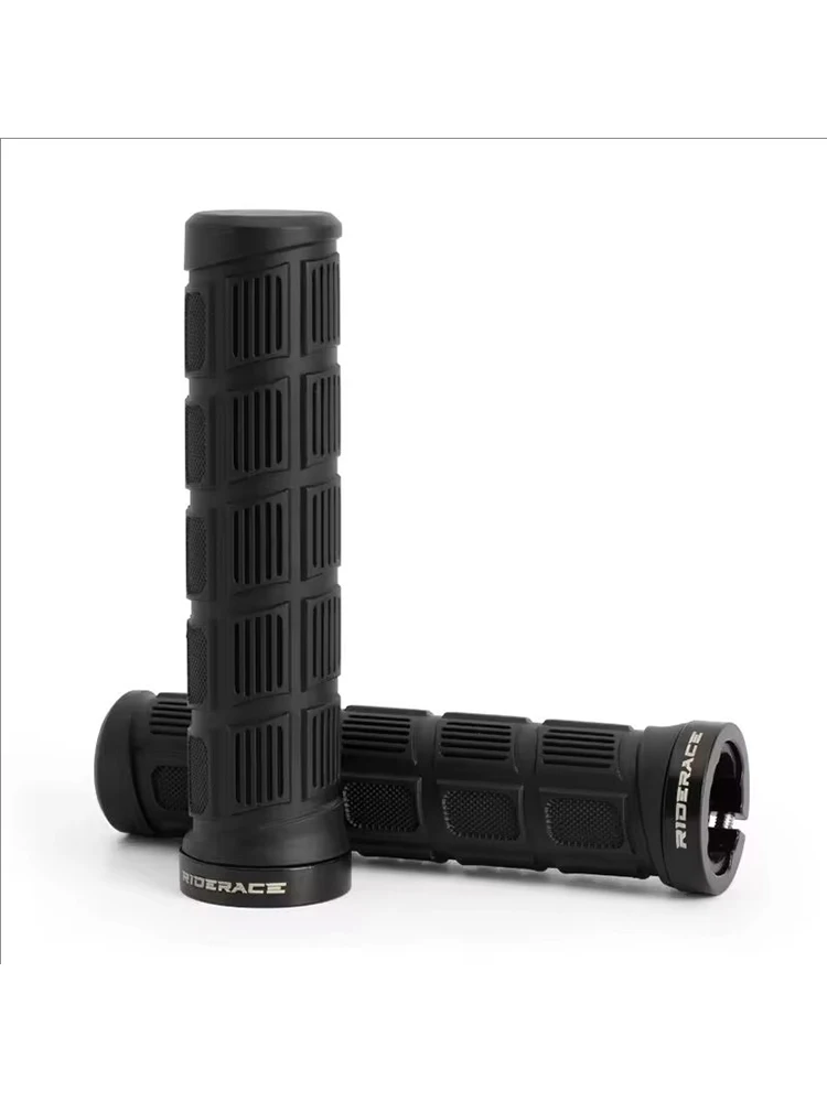AliExpress riderace RIDERACE Bicycle Handlebar Grip Cycling Handle Bar Cover Mountain Bike Grip Anti-Slip Durable Shock-Proof TPR Rubber