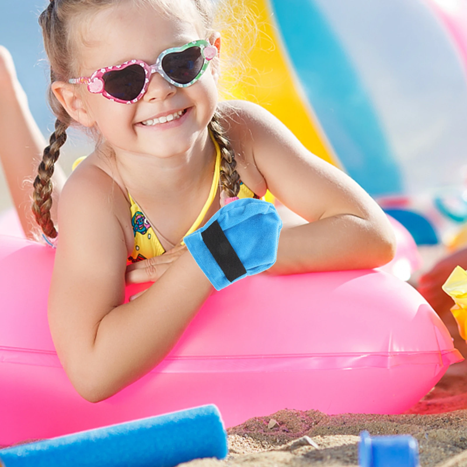 Guantes Desander Toallita de playa Bolsa de vacaciones Camping Limpiador al aire libre Equipo infantil de nailon para mujeres