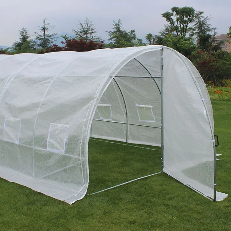 

2025Winter Plants and Vegetables Warm Fully Galvanized Frame Agricultural Walk-In Tunnel Greenhouse