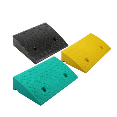 المحمولة كبح منحدر المضادة للانزلاق خفيفة الوزن عتبة المنحدر حصيرة وسادة سيارة مقطورة دراجة شاحنة دراجة نارية كرسي متحرك كبح منحدر 50*13 سنتيمتر #6