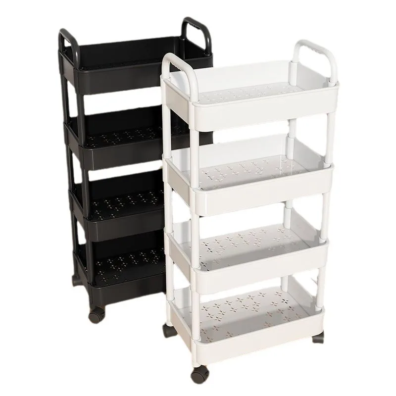 

3/4/5 layer Plastic Storage Shelf Organizer Space Saving Rack for Kitchen, Bathroom Dorm Office Multi-Purpose Home Organization