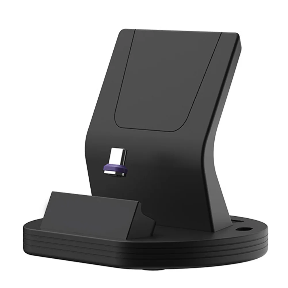 USB C Charging Dock Magnetic Inductive Charging Station Built-in Safety Features Multiple Device Charging Compact Design