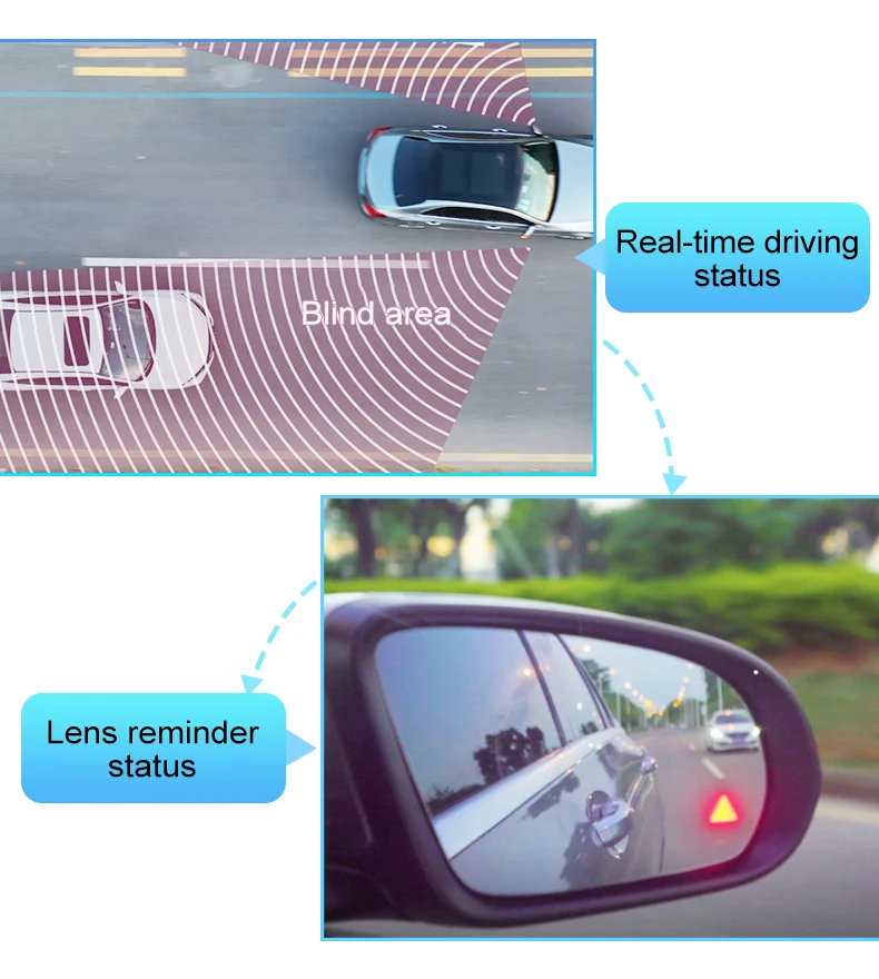 Driintel 79GHz77GHz RCTA AOA Millimeter Wave Radar Blind Spot Detection System BSD BSM BSA Microwave Radar Blind Spot Monitoring