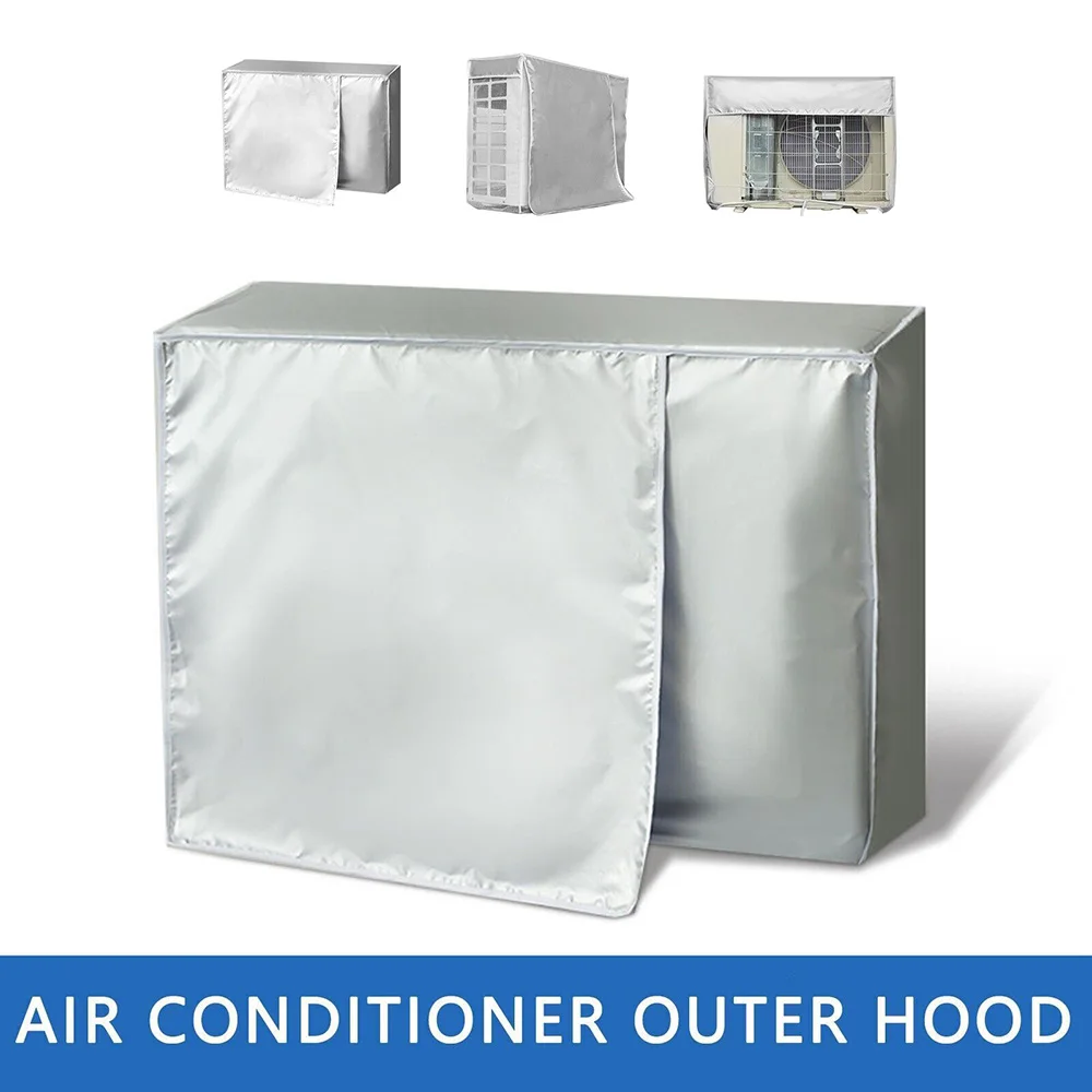 Outdoor Air Conditioner Cover Main Machine Cover Waterproof Anti-dust Anti-snow Cleaning Bag Air Conditioner Bag Protector