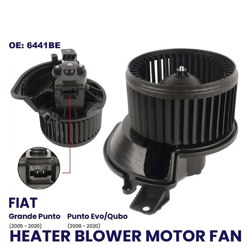 FOR FIAT FIORINO GRANDE PUNTO EVO QUBO VAN COMBO D 12-18 HEATER BLOWER MOTOR FAN RHD