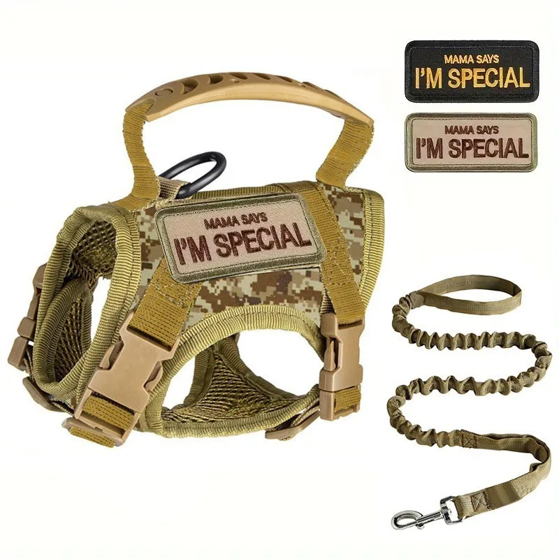 Tactical Cat Harness Vest-Style Leash, Escape-Proof, Adjustable, Outdoor Cat Leash, Small Dog Leash view 6