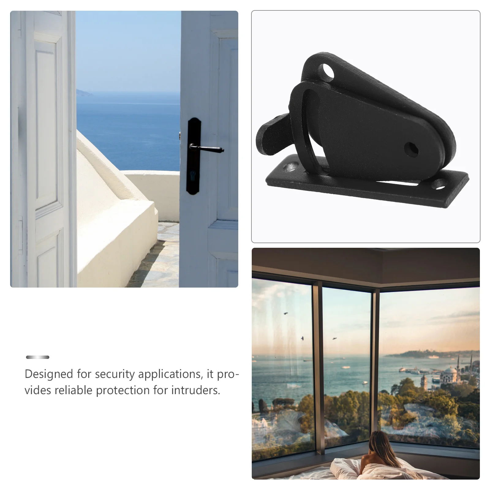 

2 set Barn Privacy Lock Sliding Door Latch Lock For Pocket Door Garage Carbon Steel Adjustable Left Right Mounting Hardware