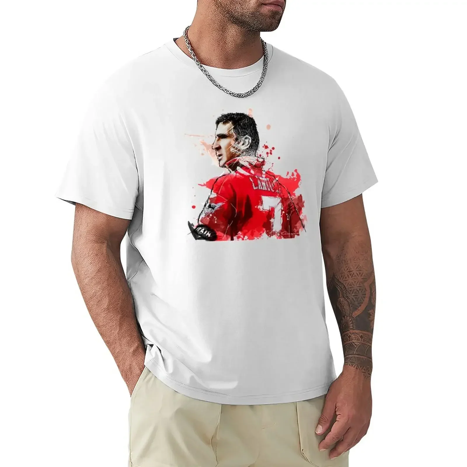 Eric Le King Cantona Painting T-Shirt hippie clothes shirts graphic tees t shirts for men pack