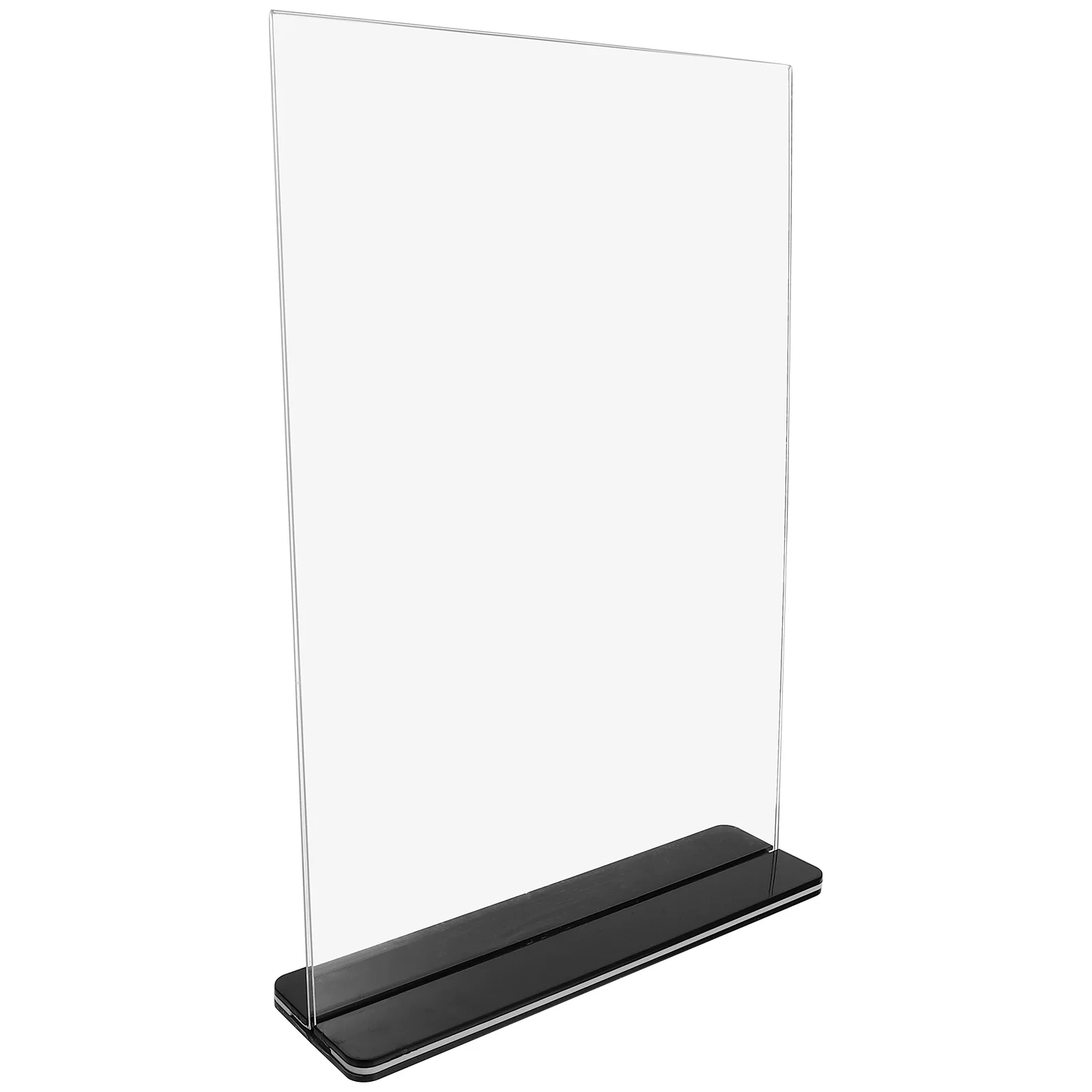 Acrylic Display Sign Holder Poster for Menu Card Table Risers Shelf Stable Base Lightweight Letter Board Acrylic Label