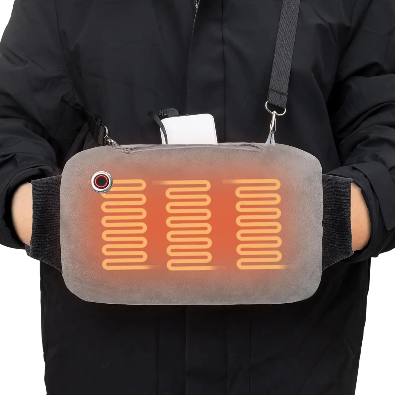 

Rechargeable Electric Hand Warmers with 3 Heat Levels, Fast Heating for Winter Outdoor Sports & Activities