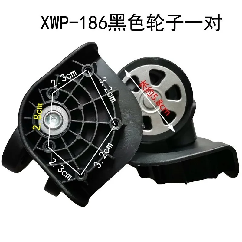 XWP-186 Spinner Wheels Replacement Fit For Luggage, Travel Suitcase Trolley Repair Caster Pulley Accessories