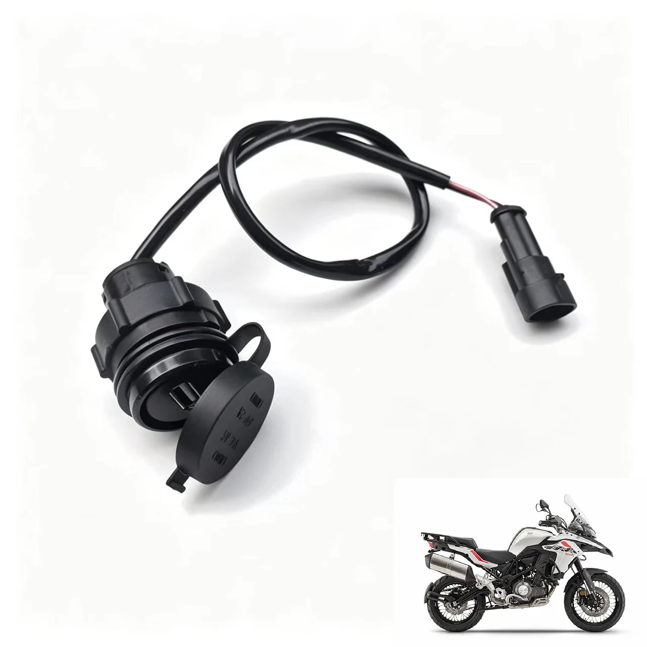 Motorcycle USB Cellphone Battery Charger For Benelli TRK502/502X BJ500GS-A Motorcycle parts