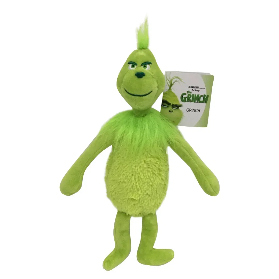 New Christmas Grinch Plush Toy Green Haired Monster Children\'s Christmas Cartoon Gift Doll Doll