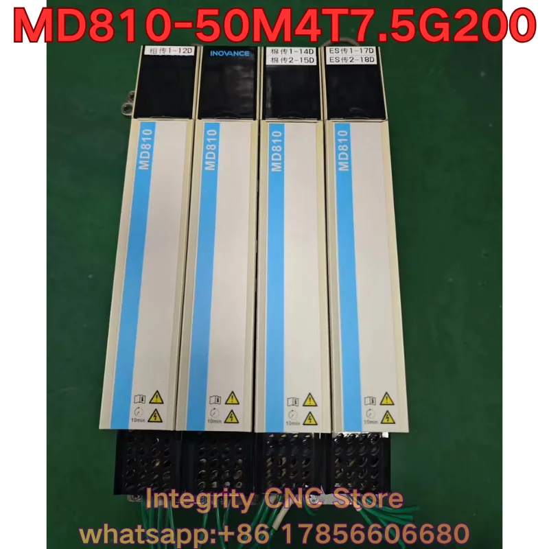 Second-hand MD810-50M4T7.5G200 servo driver function test is normal