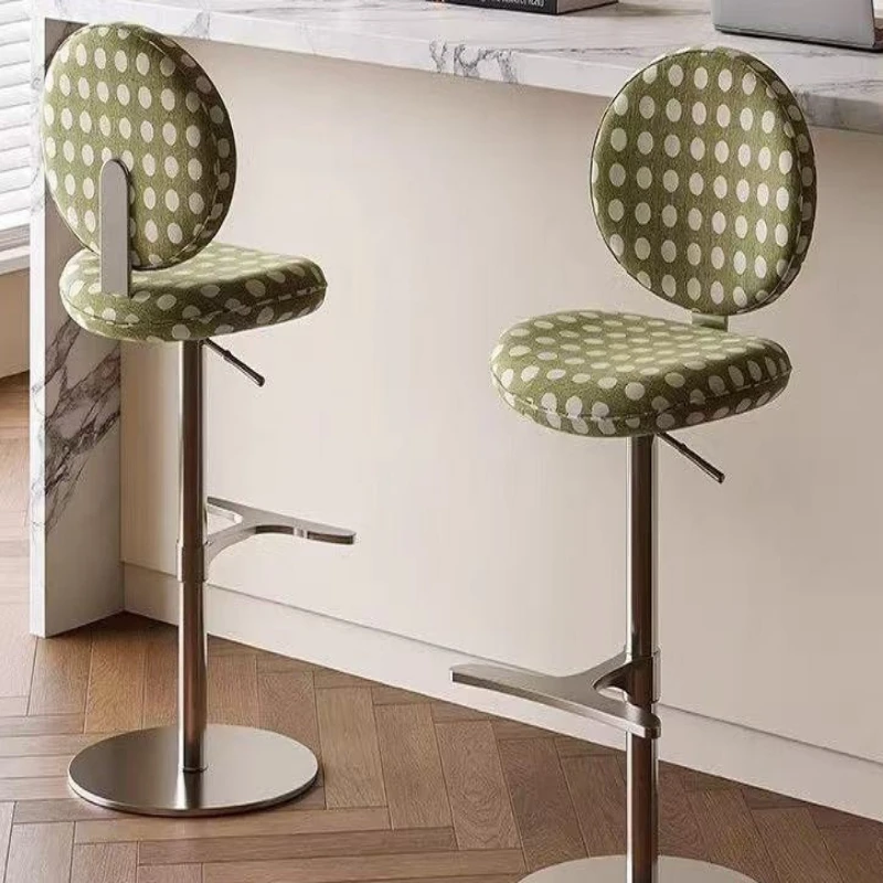 Bar Chair High Lifting Rotating Island Table Chair Cafe Stainless Steel Bar Chair