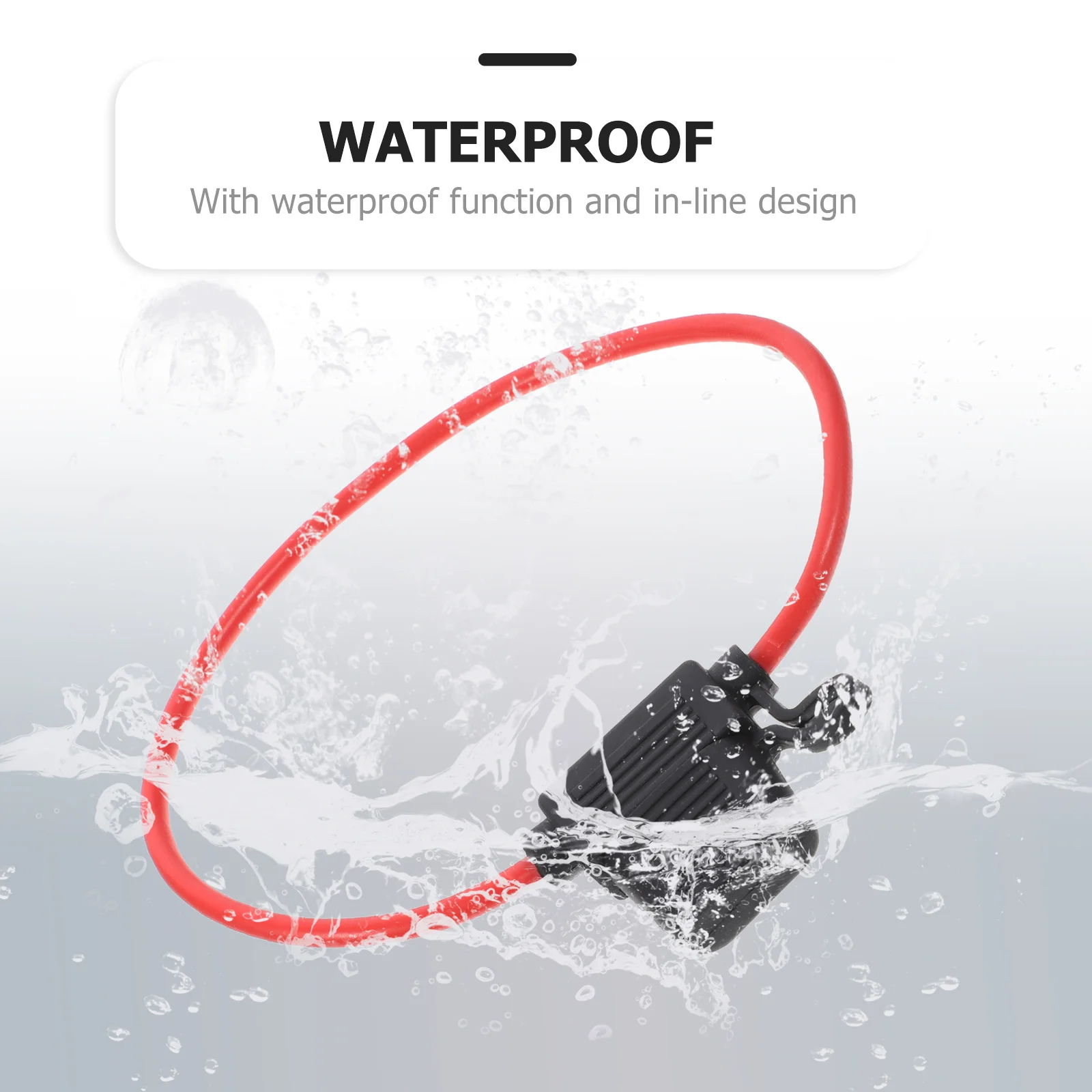 

10Pcs 40a in-Line Small Waterproof Fuse Holder for Car Boat Truck Auto 12 Awg Cable 20cm 40a Fuse Holder Auto 12 Awg Cable