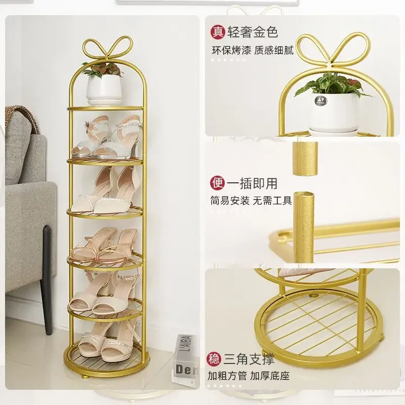 

Shoe rack simple door small narrow shoe rack home indoor good-looking shoes storage dormitory small shoes Cabinet Home Furniture