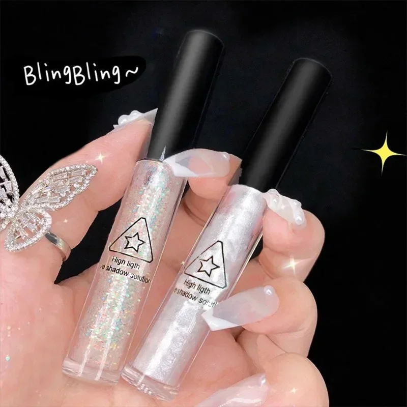 Metallic Shiny Eyeliner Pen Diamonds Shimmer Liquid Glitter Waterproof Lasting Eyeliner Eyeshadow Women Make Up Eye Beauty Party