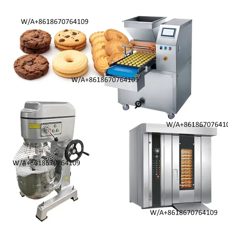 2026 Commercial Bakery Cookie Processing Line Cookie Forming Machine with Oven