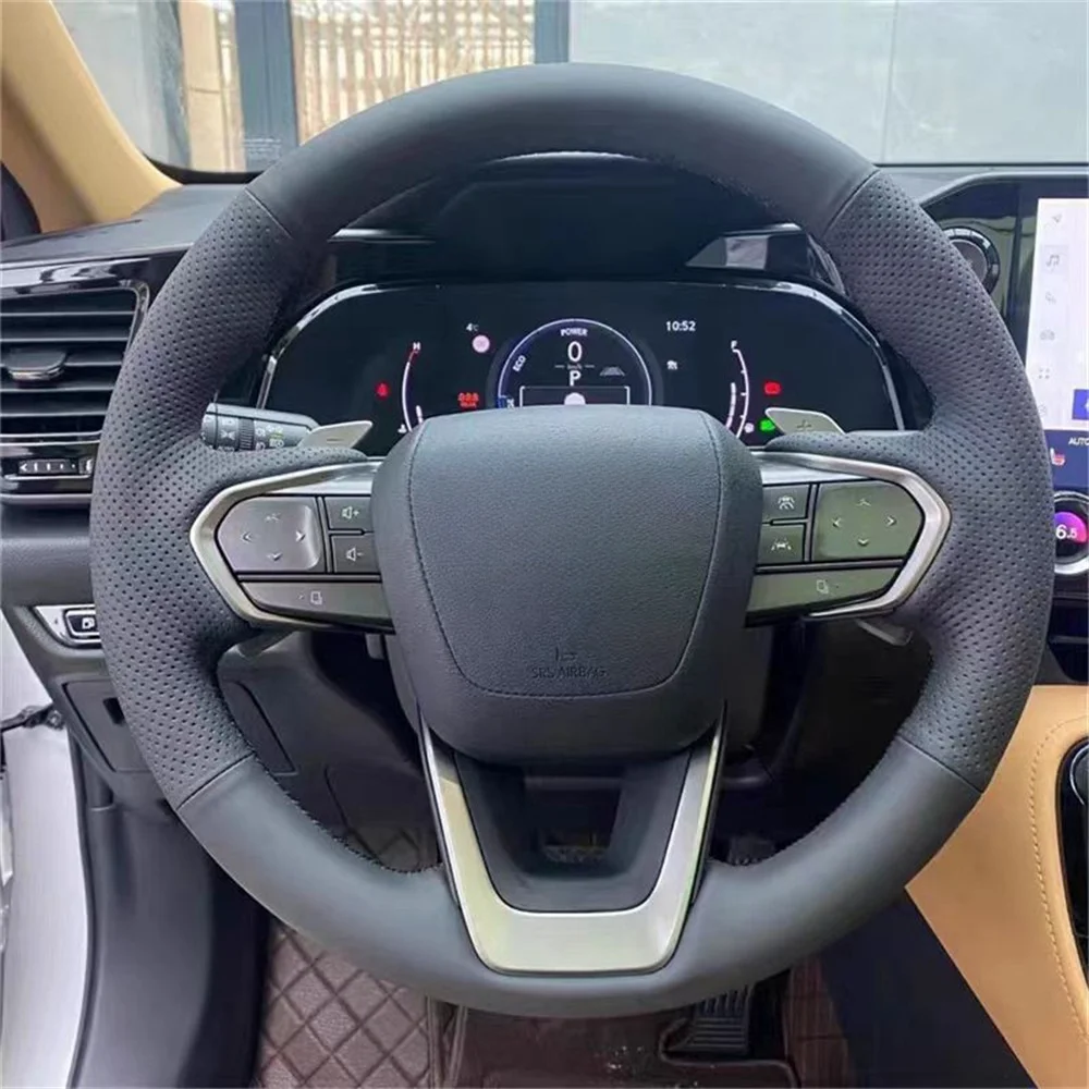 Customized Braid Accessories Anti-Slip Microfiber Leather Steering Wheel Cover For Lexus NX350h NX450h NX 250 NX260 NX350