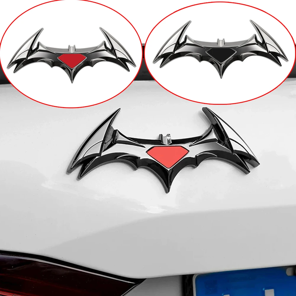 

Универсальная 3D металлическая автомобильная декоративная наклейка в форме летучей мыши, наклейка на кузов автомобиля для мотоцикла, аксессуары для стайлинга всех автомобилей