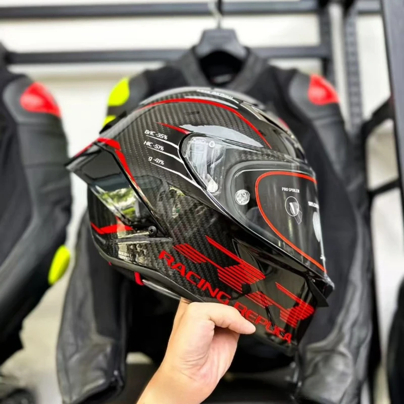 

DOT Approved racing replica Helmet Men Riding Full Face Motorcycle Helmet Motocross Big Spoiler GPR GPRR Helmet Capacete Casque