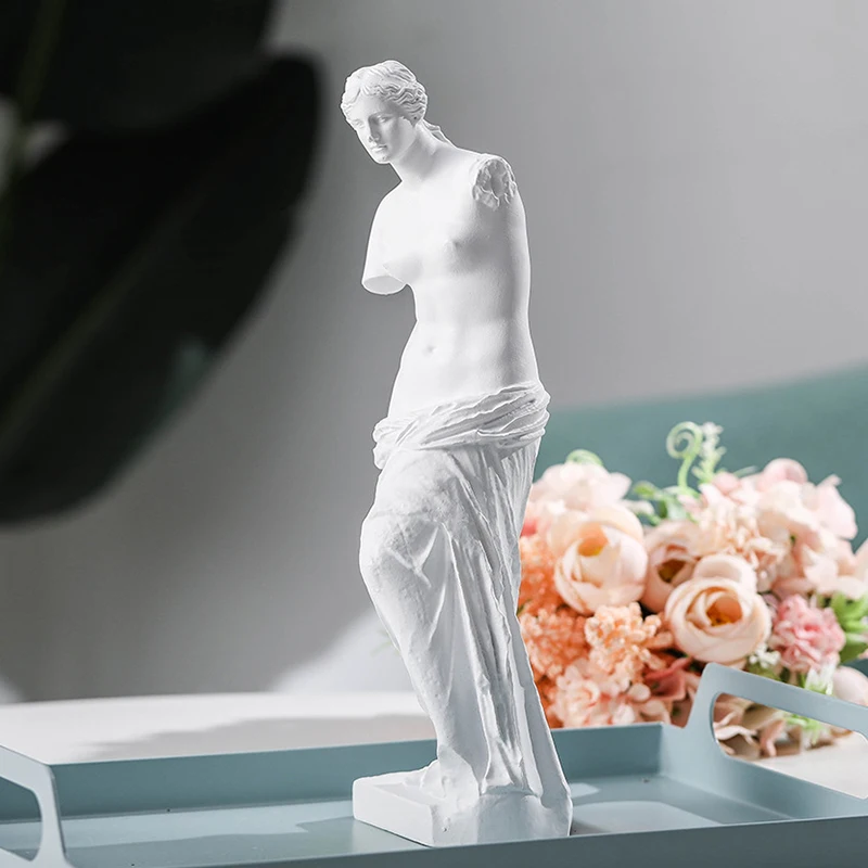 Venus De Milo Nude Aphrodite Sculpture for Home Decor, Greek Mythology Goddess Figurine, Art Living Room, Study Decoration