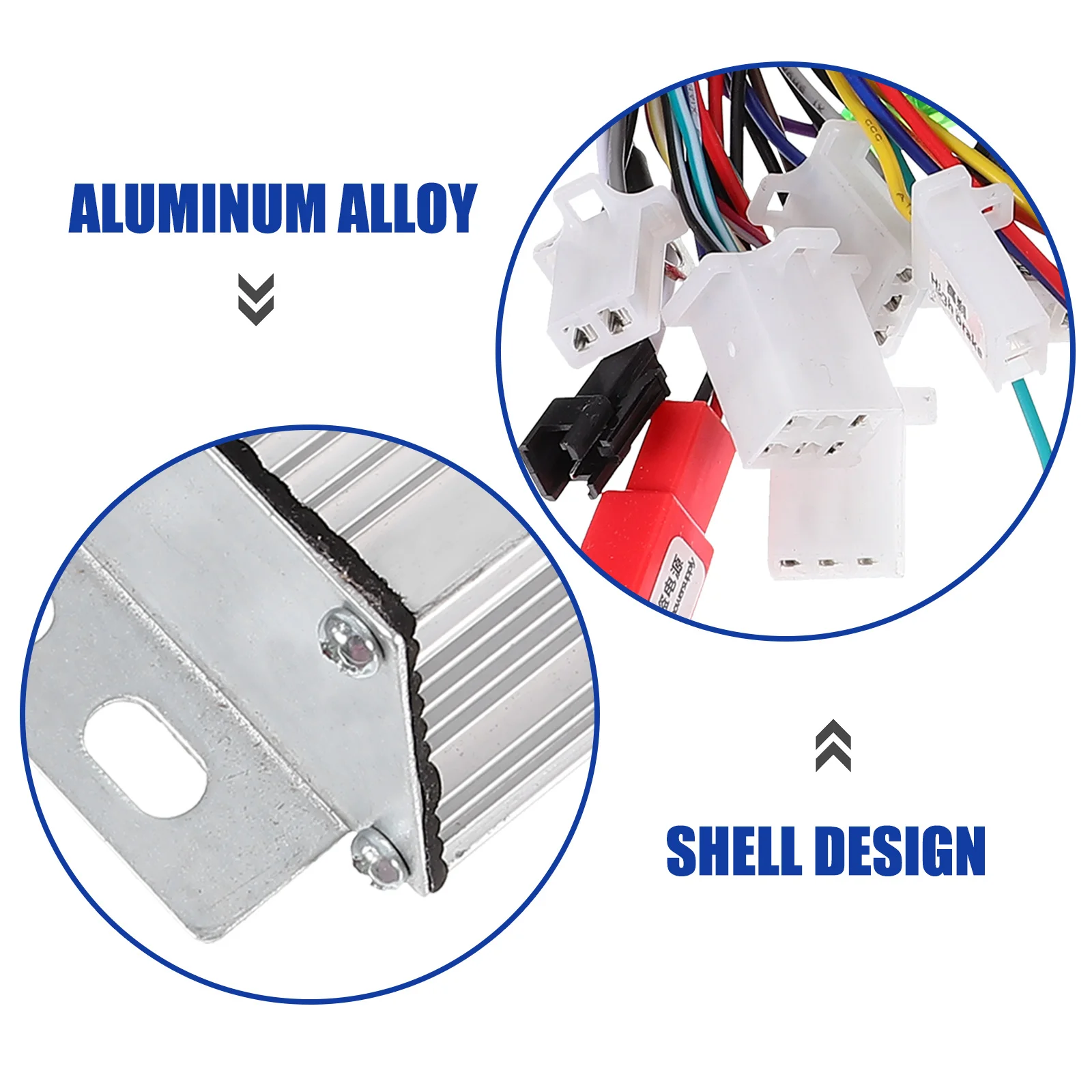 

500W Brushless Motor Controller 8V-64V For Electric Bicycle E-Bike Scooter Sanitation Vehicle Freight Tricycle Engineering