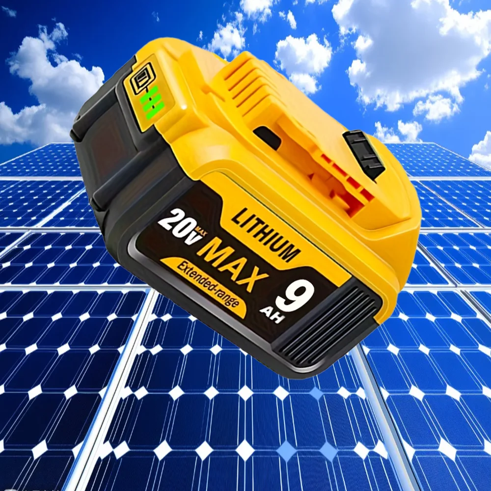 

for Dewalt Original 18V tools Battery, 6AH 3AH Rechargeable Lithium Ion Battery, Dewalt DCB206 Power Tool Replacement Battery